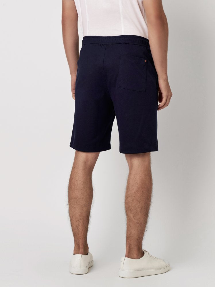 Casual Shorts Solid Navy