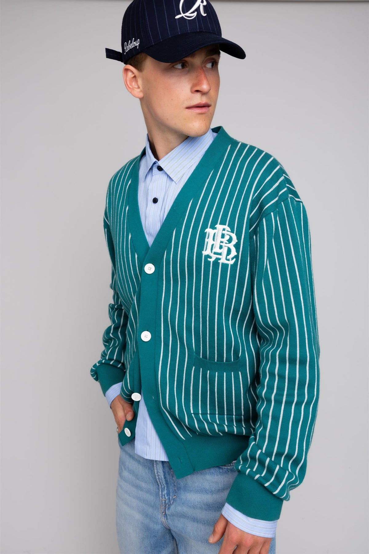 Pablo Cadigan Green Striped