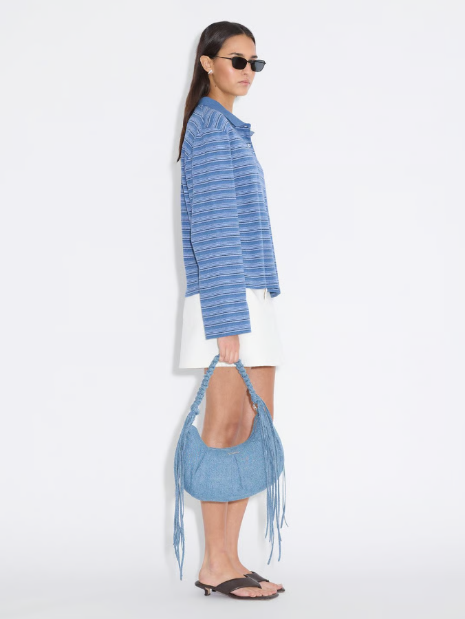 Cocoon Denim Small Bag Mid Blue