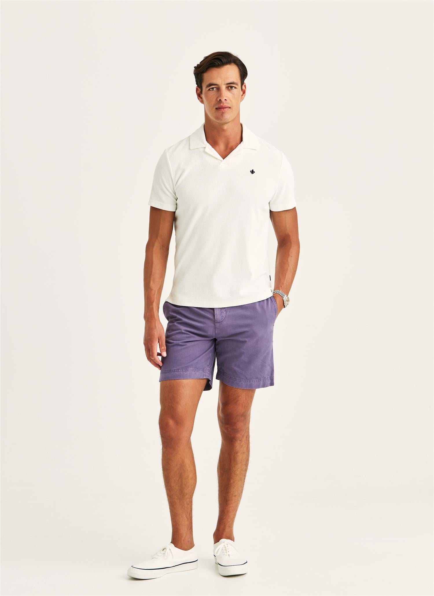 Delon terry shirt off white