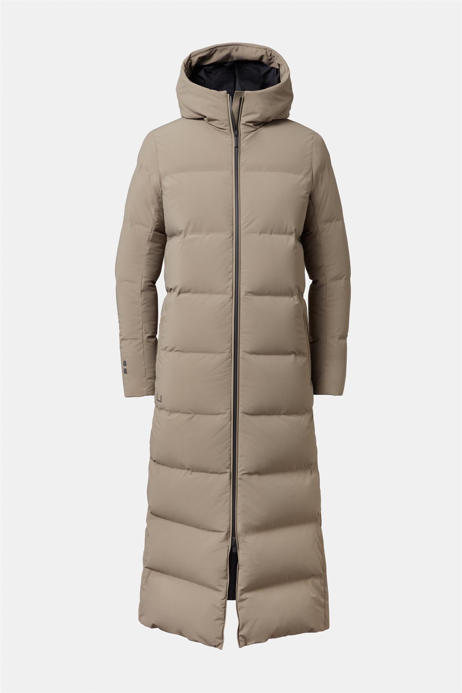 W INFINITY DOWN COAT DK SAND
