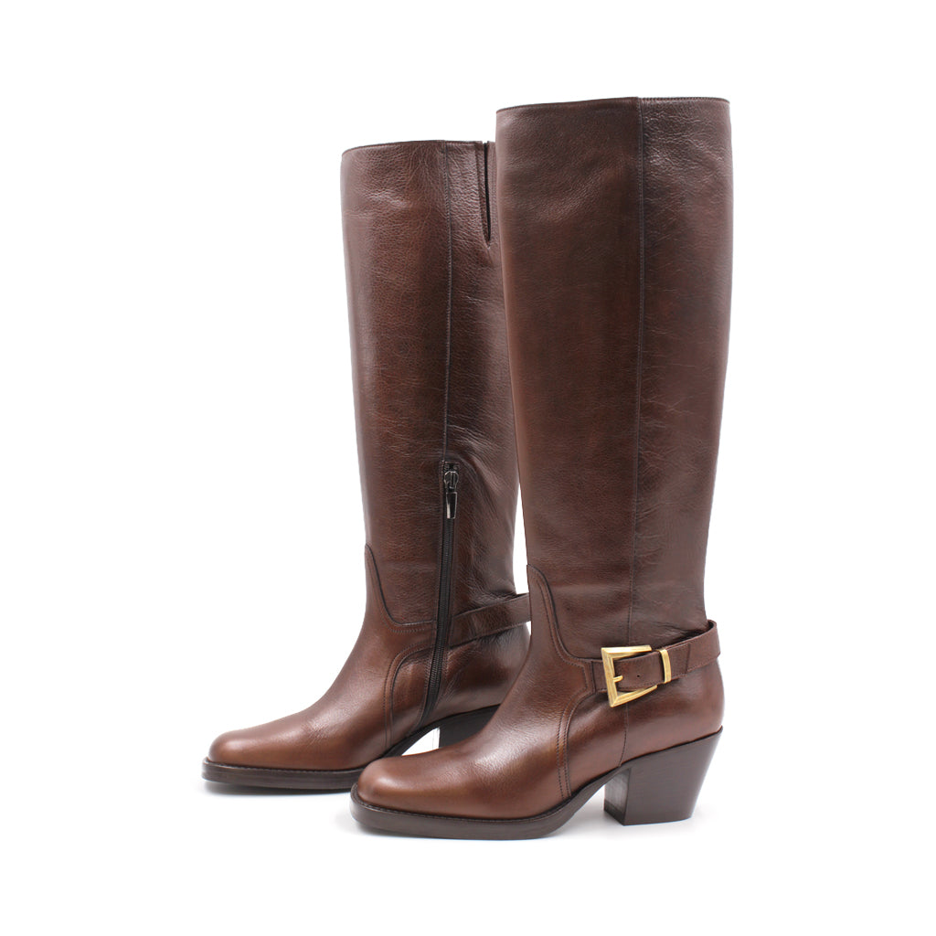 High Boots W Buckle Mex Sequoia