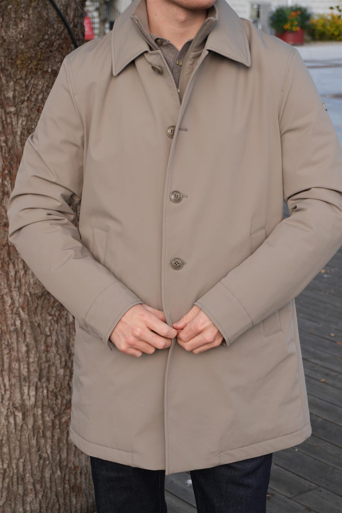 Kiran Torano Technical Coat Raw Clay