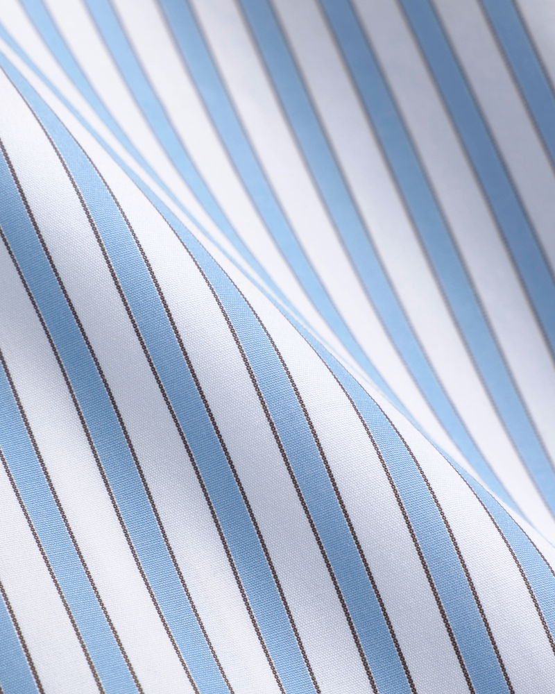 Bold Stripe Blue Shirt