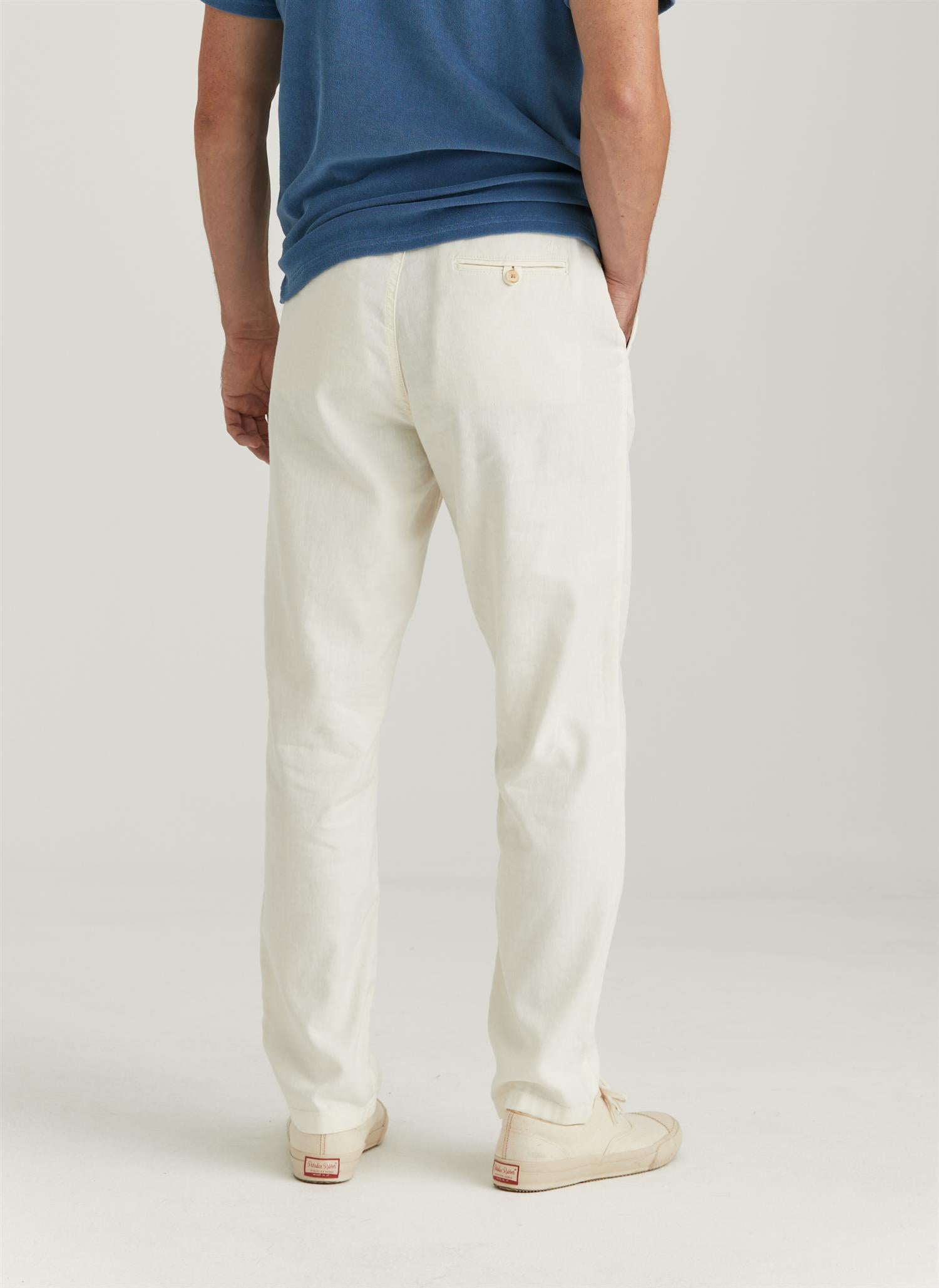 Fenix Linen Trouser Off White
