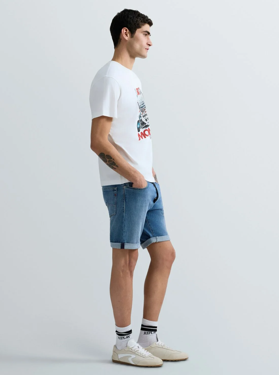 RBJ.981 Short Medium Blue Tapered Fit