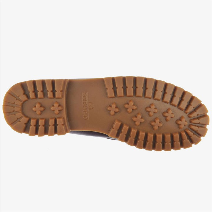 Ranger Waxy Leather Moccasin Brown Gum