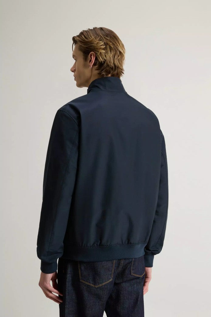 Cruiser Bomber Jacket in Light Ramar Melton Blue