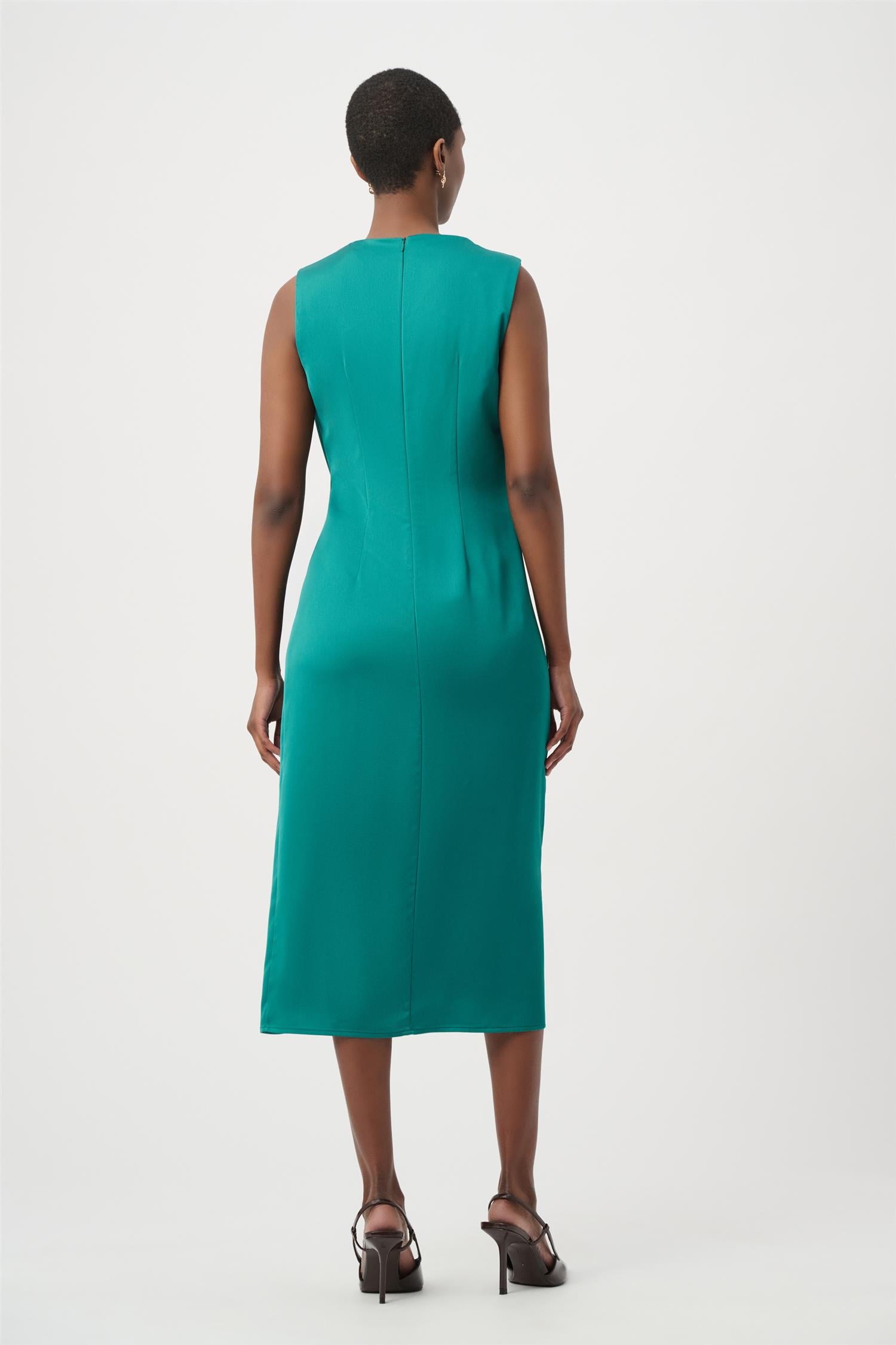 Recycled Satin Sheath Dress