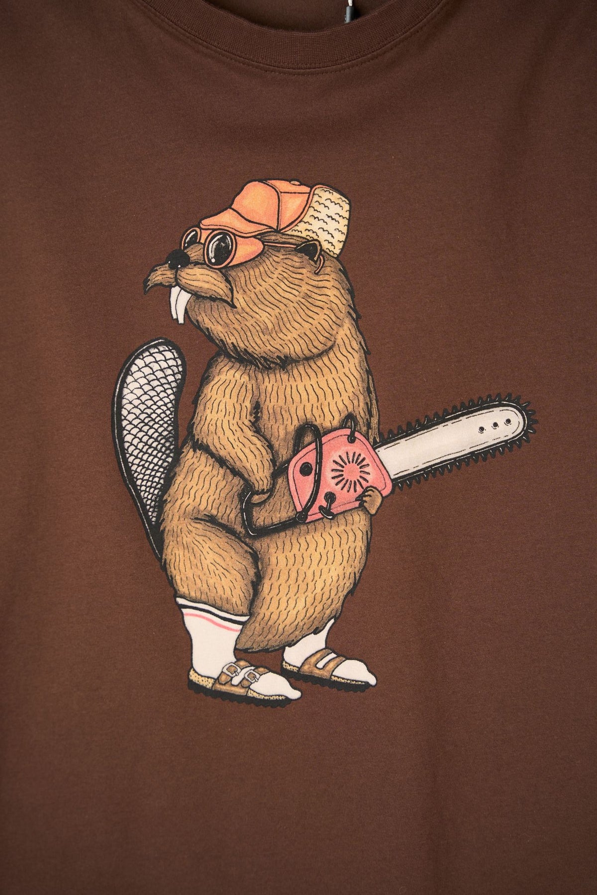 Lazy Lumber T-Shirt Chicory Coffee
