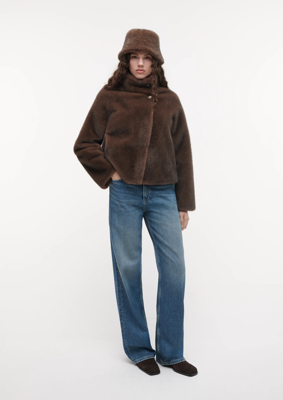 Beau Faux Mink Choco