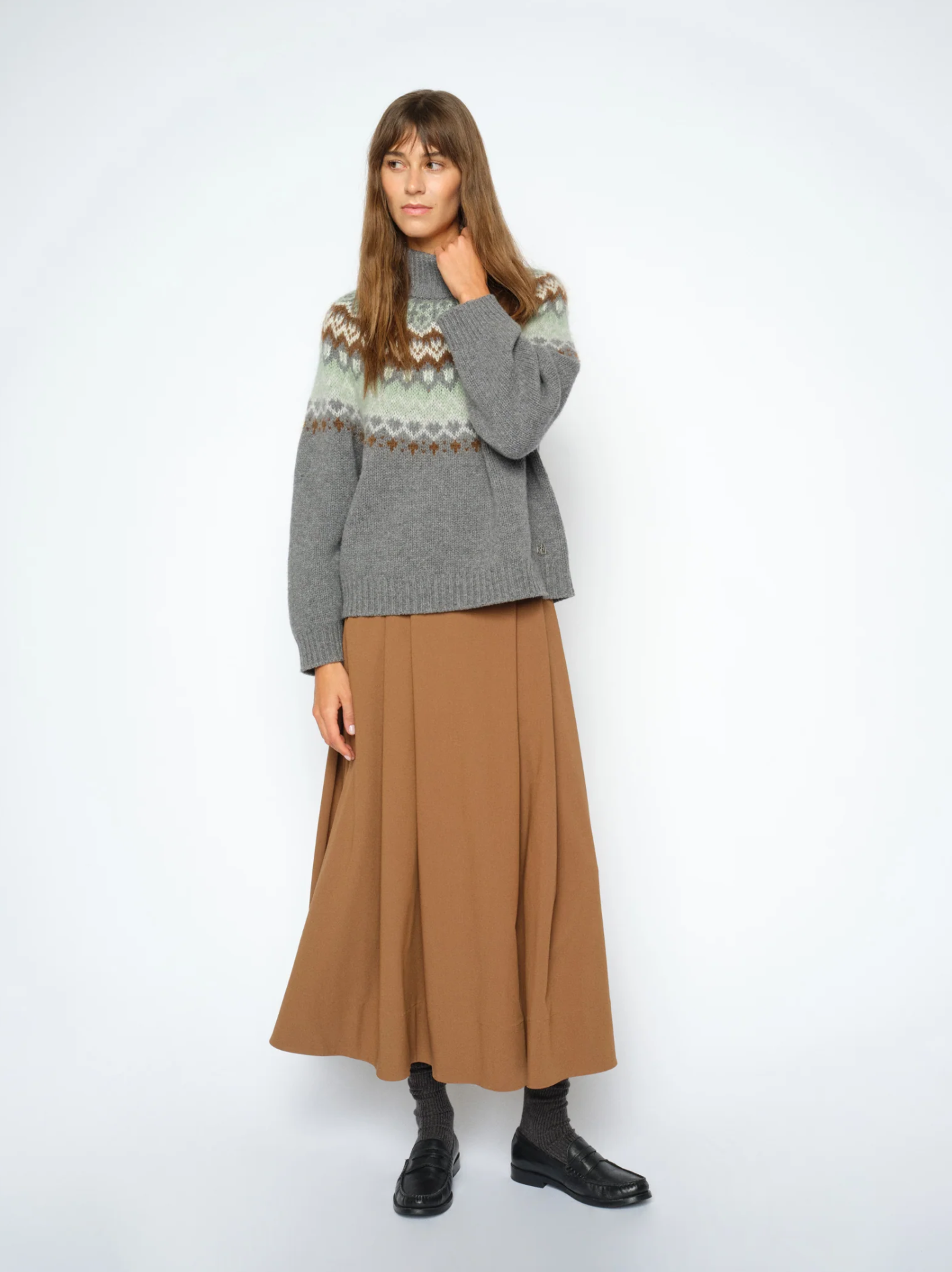 Mmkit Sato Skirt Dark Camel