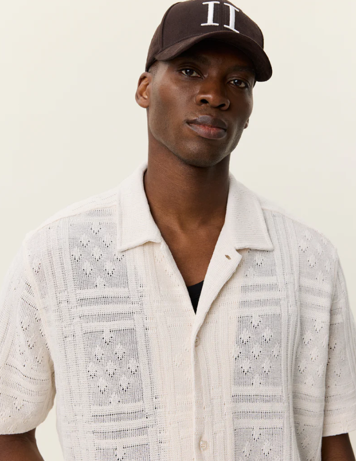 Hector Pointelle SS Shirt Eggnog White