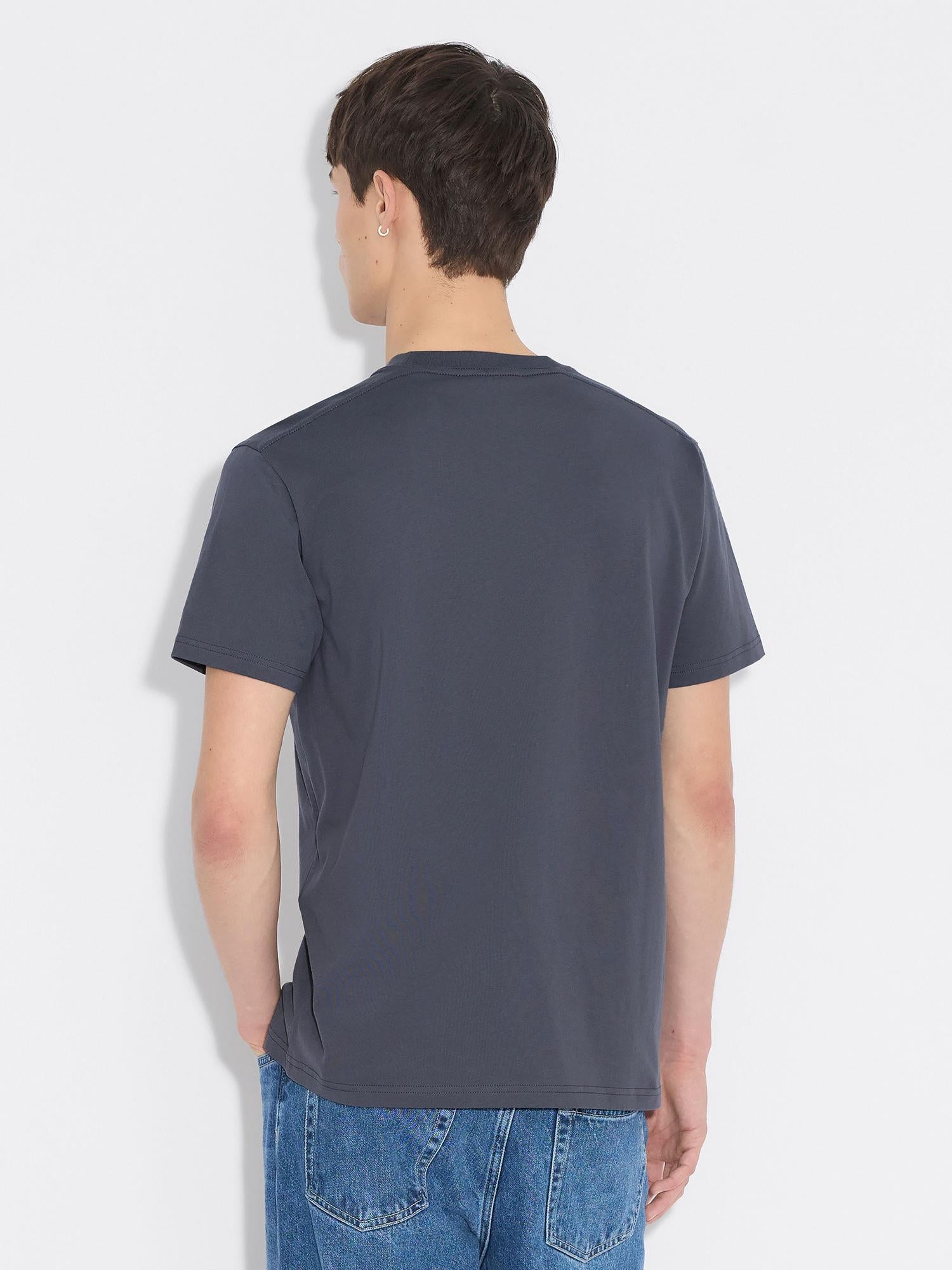 Tucker Embroidery Tee Dk. Grey
