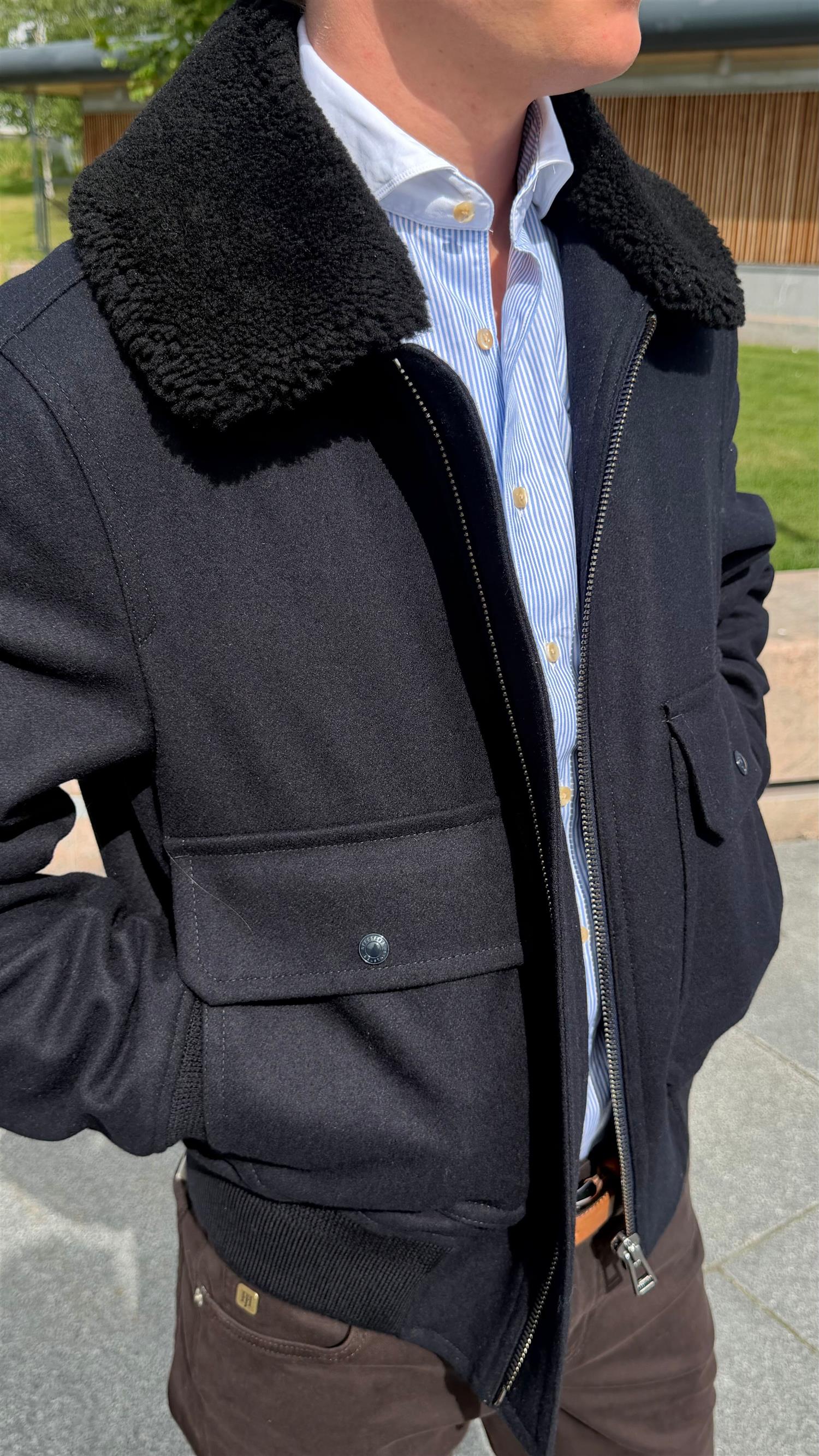 Welder Wool Jacket Navy