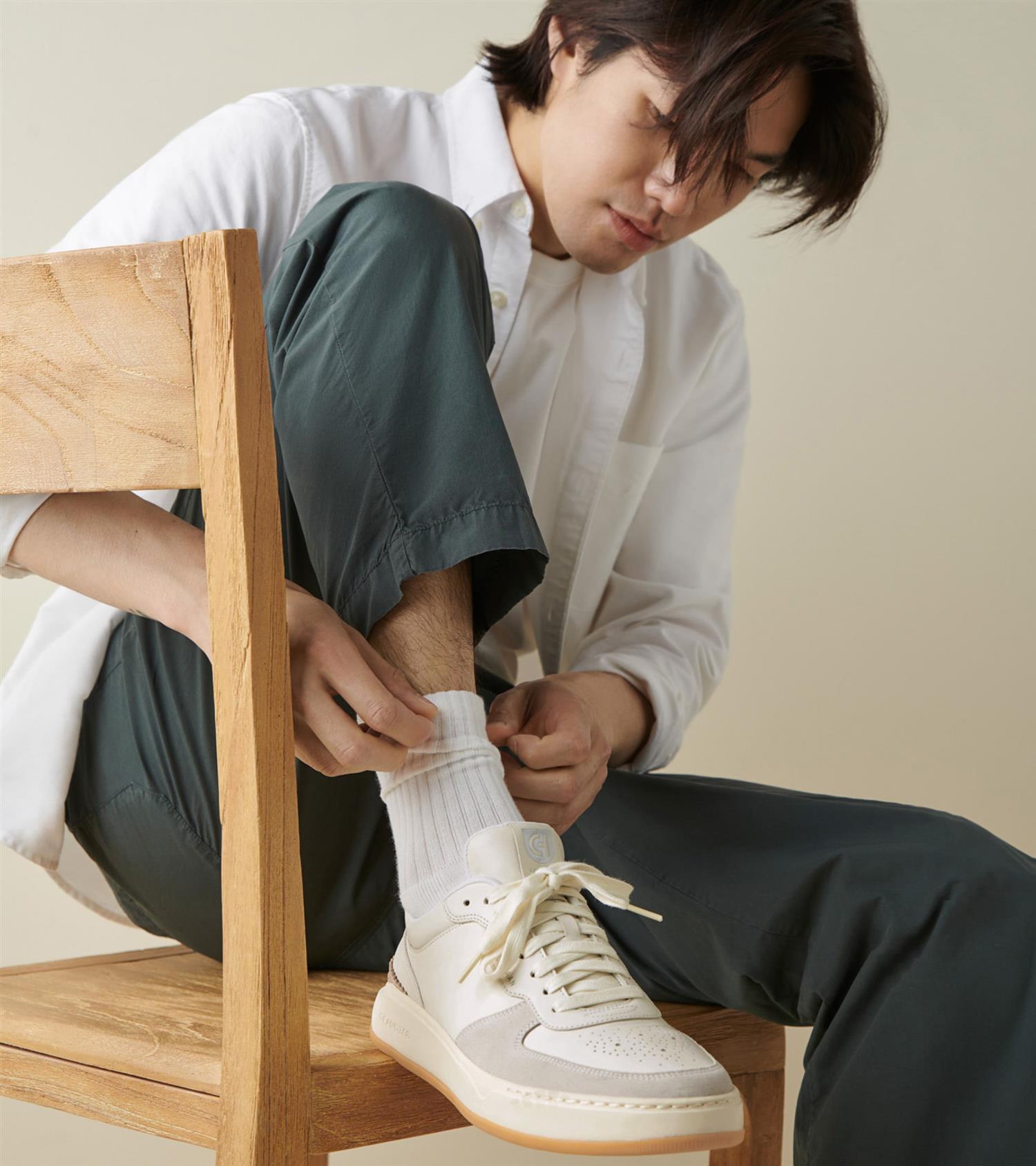 GP Crossover Sneaker Ivory Gum Black
